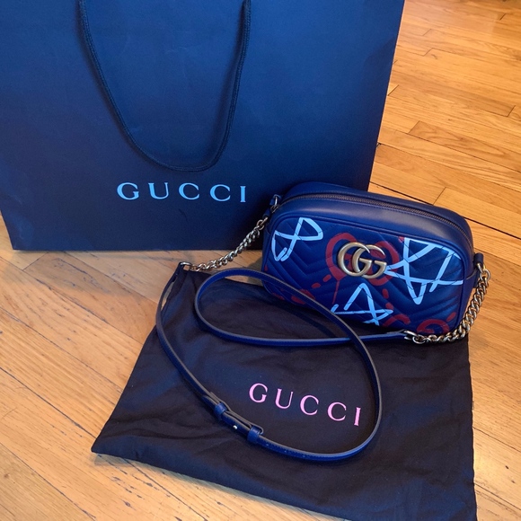 Gucci Handbags - Gucci Ghost Marmont shoulder Cross body bag NWT
